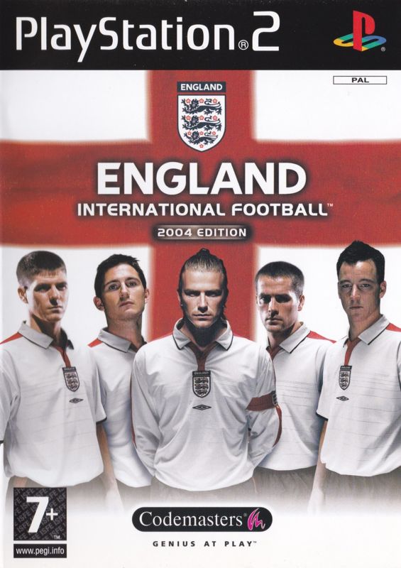 England International Football box art for Playstation 2